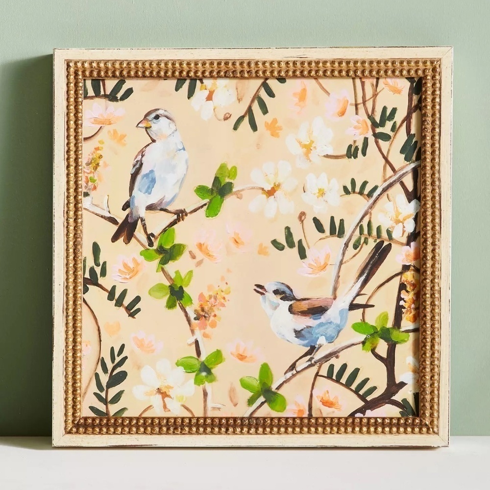 AnthropologieTwo Birds In A Tree Wall Art - Picture 7 of 8